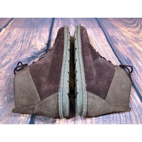 Clarks Tamitha Burgundy Brown Suede Ankle Boots Womens 11 / 42 (t7i) - Picture 5 of 10